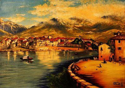 Paesaggio sul lago - 1978